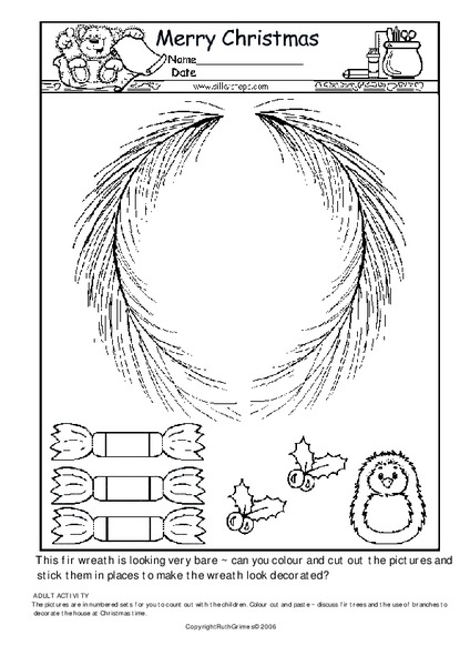 Merry Christmas: Activity Pages Worksheet