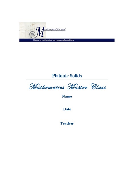 Polyhedra Book Worksheet