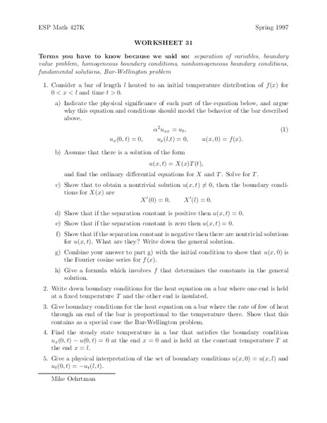 Worksheet 31 Worksheet