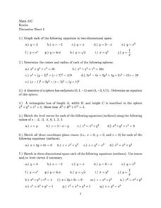 Discussion Sheet 1 Worksheet