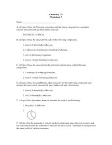 Chemical Compounds Worksheet