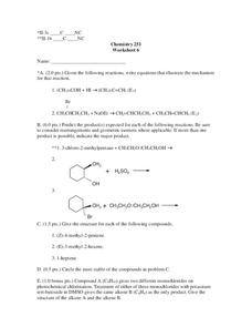 Chemical Compounds Worksheet