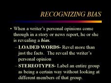 Recognizing Bias PPT