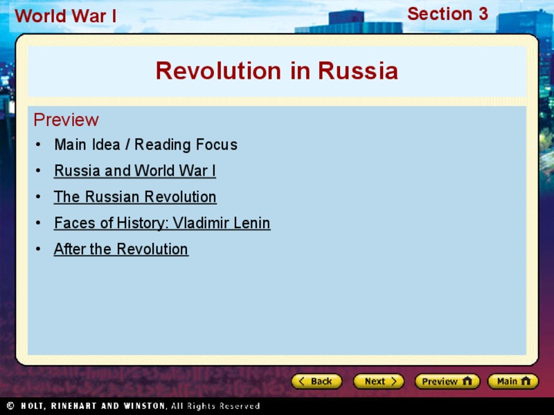 Revolution in Russia PPT