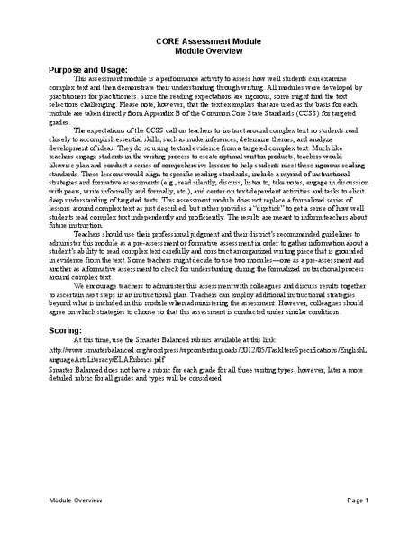 Glass Menagerie Assessment