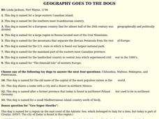 GEOGRAPHY GOES TO THE DOGS Lesson Plan