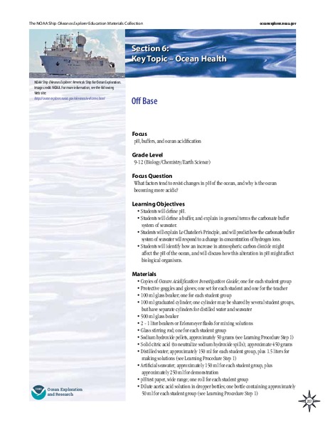 Off Base Lesson Plan