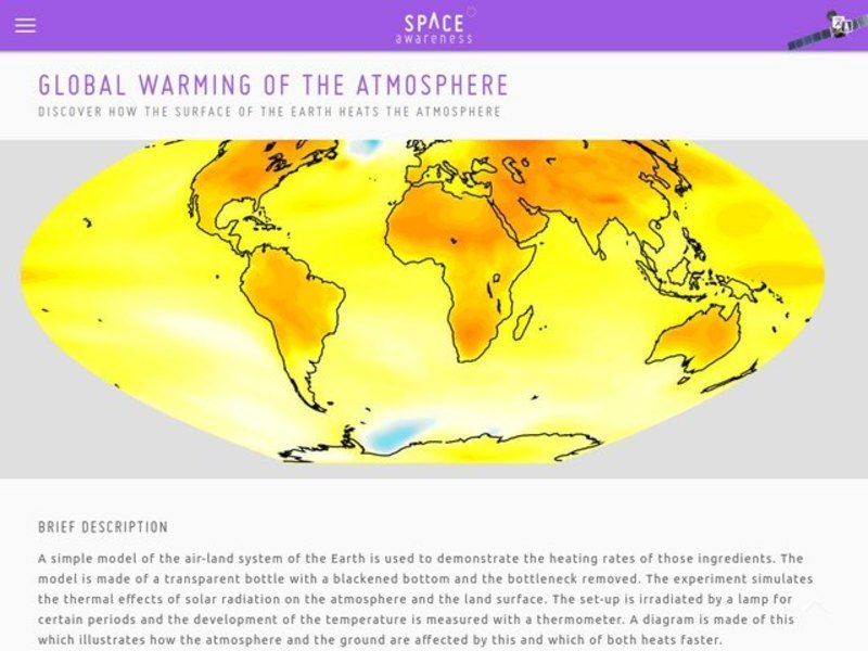 Global Warming of the Atmosphere Lesson Plan