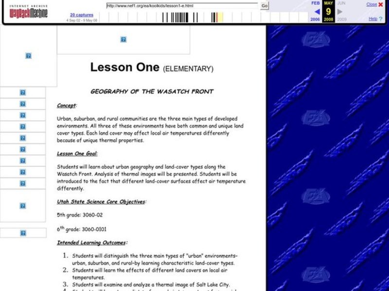 Geography of the Wasatch Front Lesson Plan