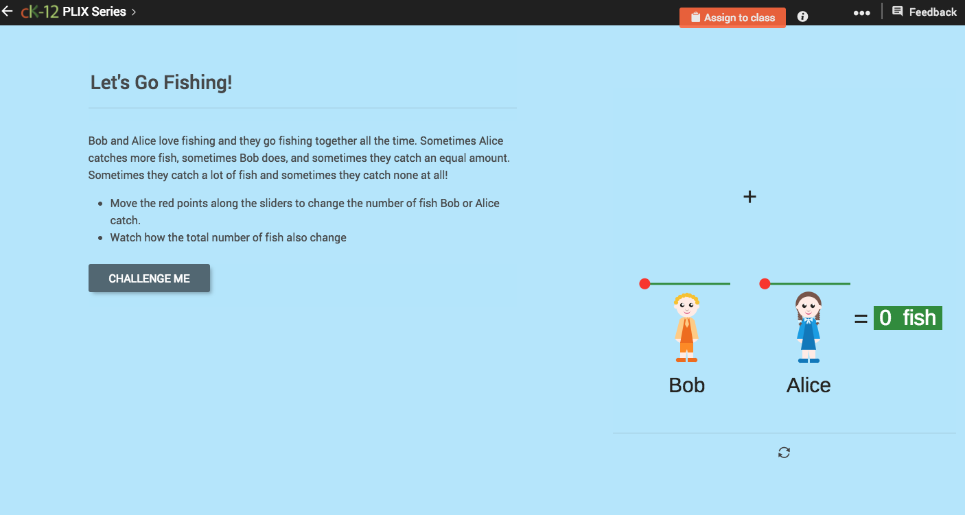 Whole Number Addition: Let's Go Fishing! Interactive