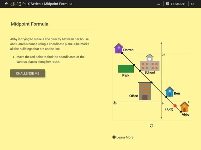 Midpoint Formula Interactive