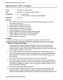 Integers: Multiplication and Division Lesson Plan