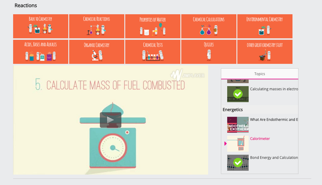 Calorimeter Instructional Video
