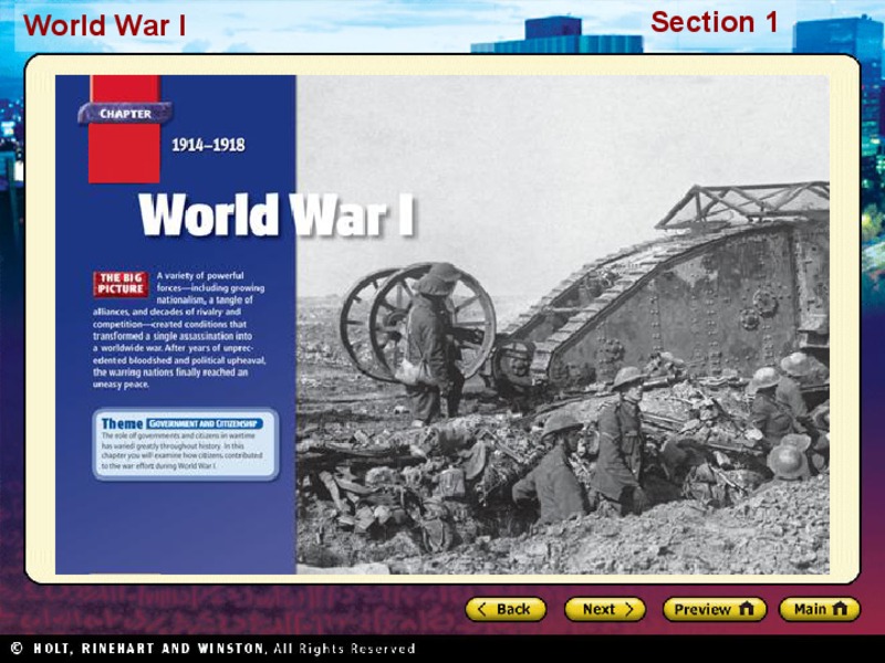 World War I PPT