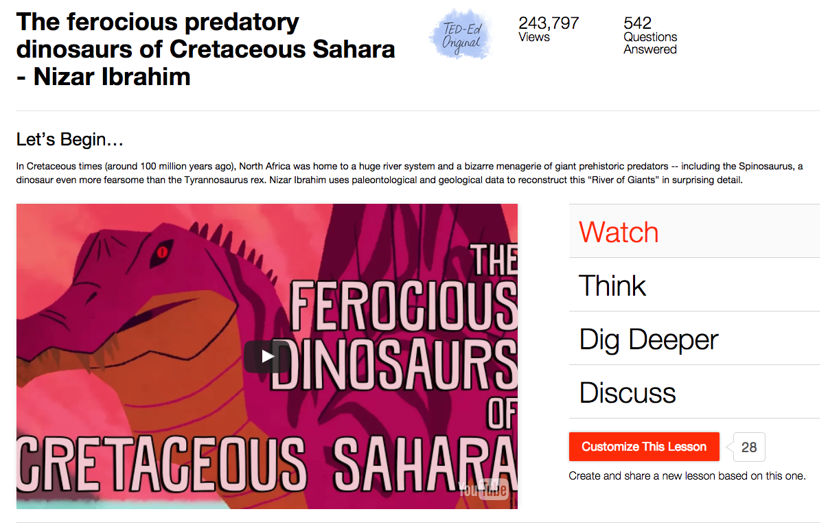 The Ferocious Predatory Dinosaurs of Cretaceous Sahara Instructional Video
