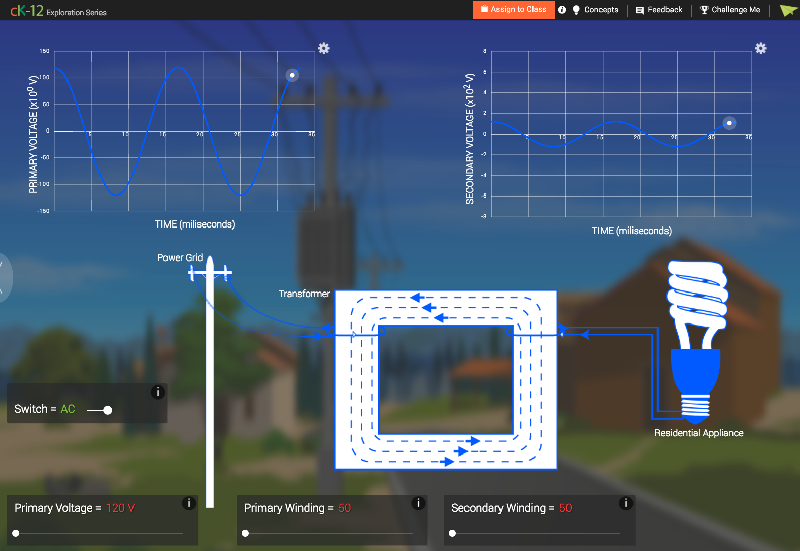 AC Transformer Interactive