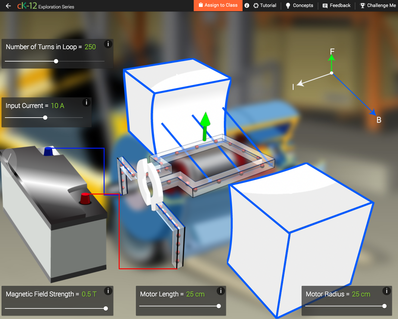 Electric Motor Interactive