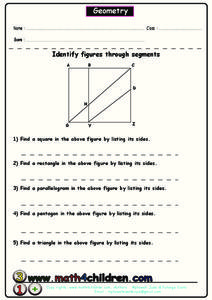 Geometric Figures Worksheet