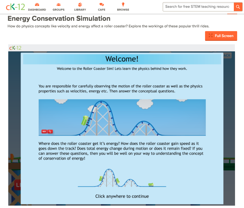 Energy Conservation Simulation Interactive