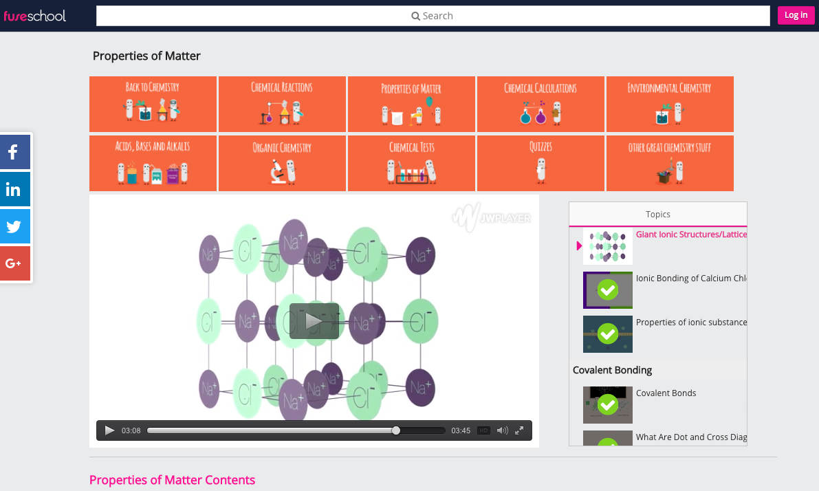 Giant Ionic Structures/Lattices Instructional Video
