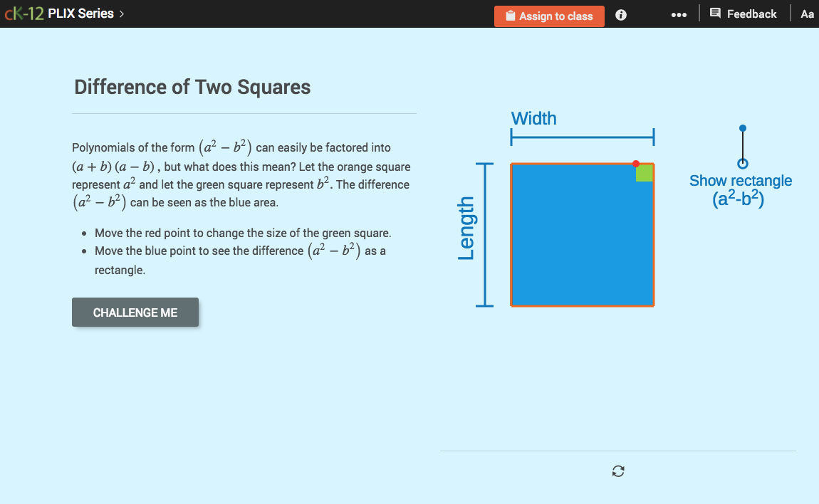 Factorization of Quadratic Expressions: Algebra Tiles Interactive