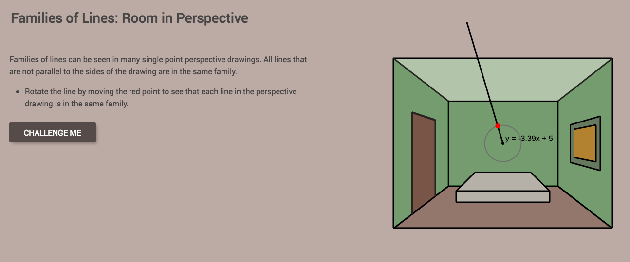 Families of Lines: Room in Perspective Interactive