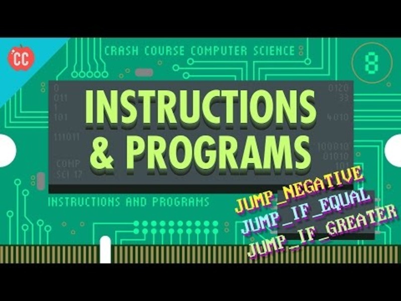 Instructions and Programs: Crash Course Computer Science #8 Instructional Video