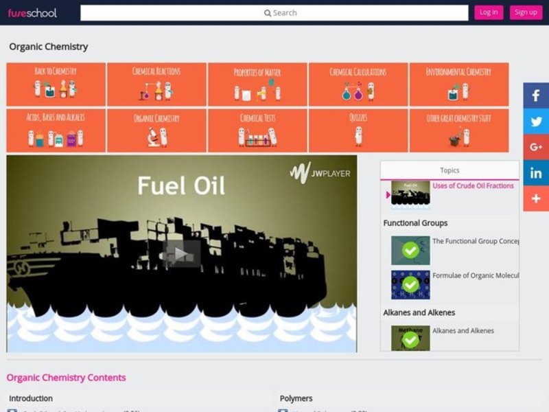 Uses of Crude Oil Fractions Instructional Video