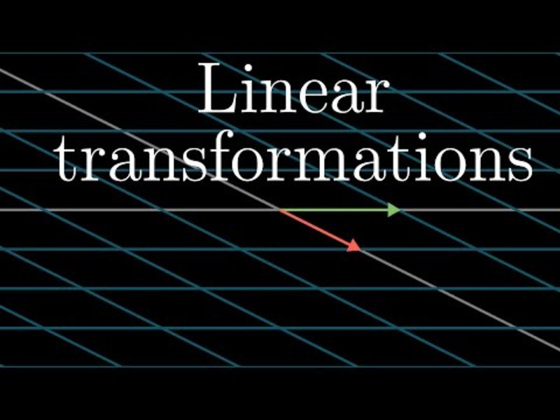 Linear Transformations and Matrices | Essence of Linear Algebra, Chapter 3 Instructional Video