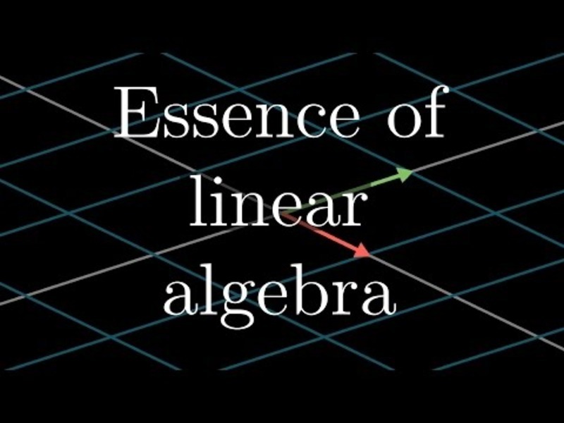 Essence of Linear Algebra Preview Instructional Video
