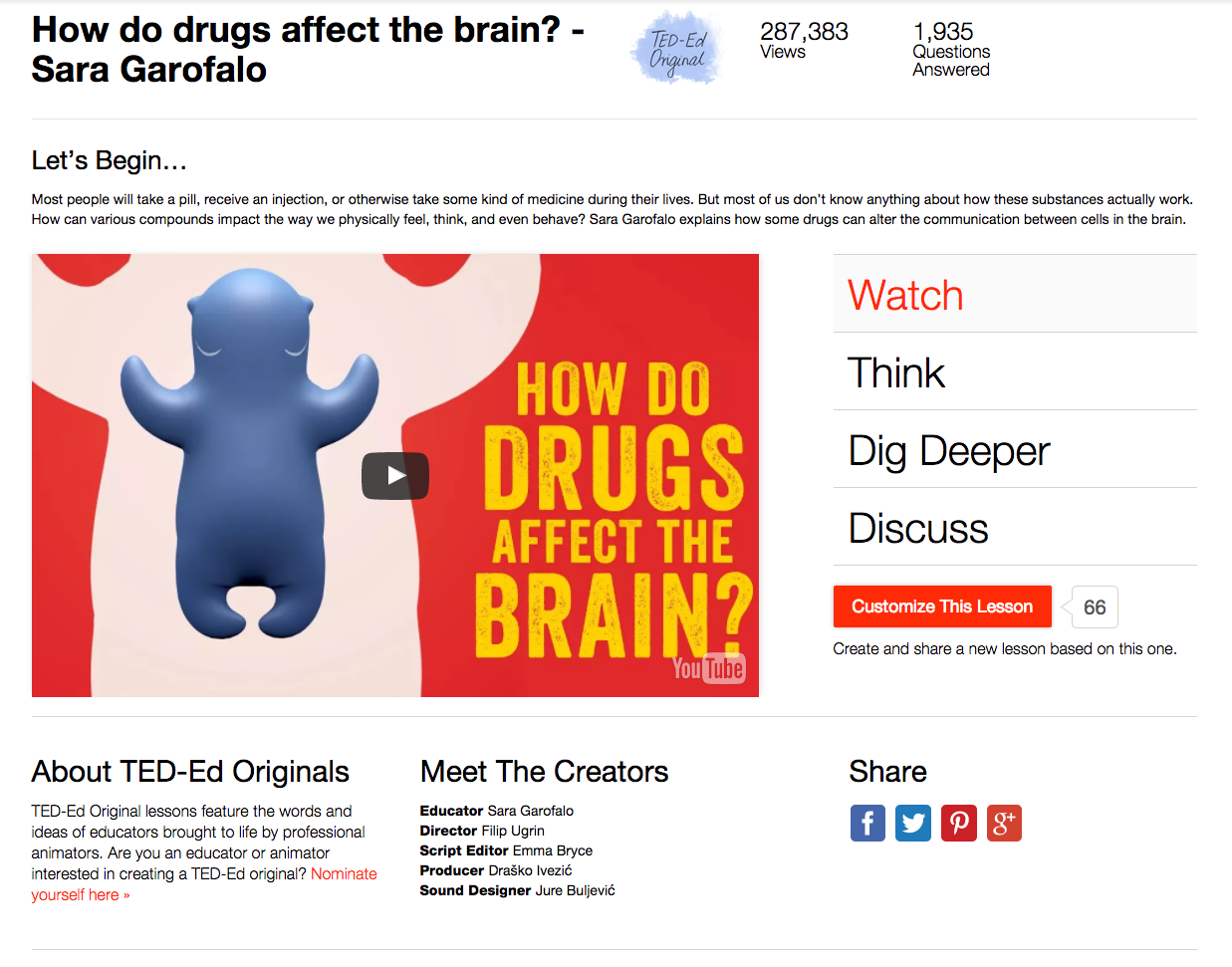How Do Drugs Affect the Brain? Instructional Video