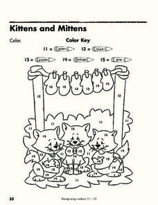 Kittens and Mittens Worksheet