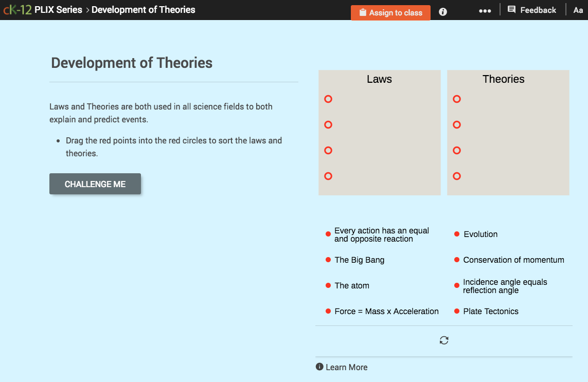 Development of Theories Interactive