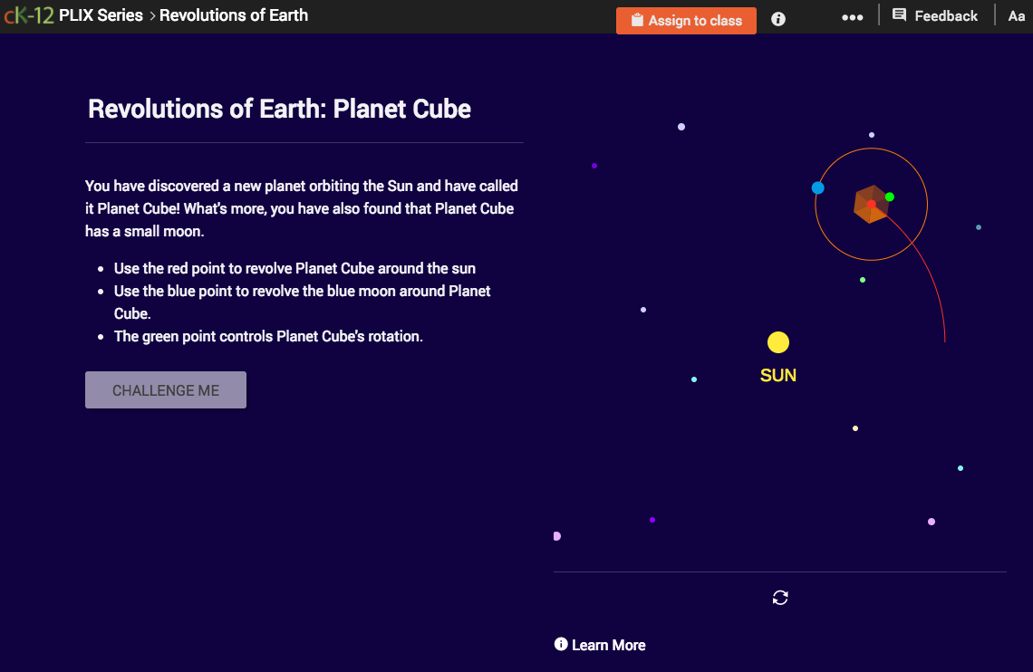 Revolutions of Earth: Planet Cube Interactive