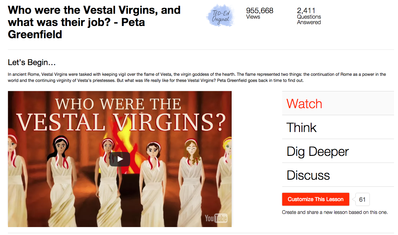 Who Were the Vestal Virgins, and What Was Their Job? Instructional Video