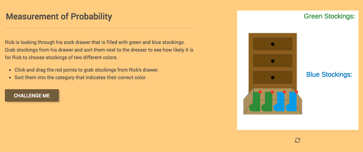 Measurement of Probability Interactive