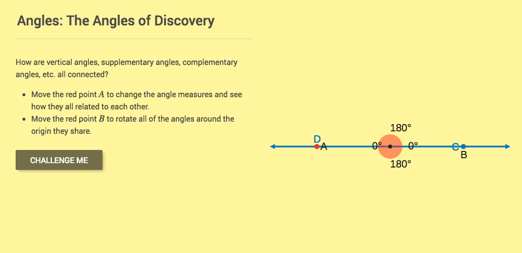Angles: The Angle of Discovery Interactive