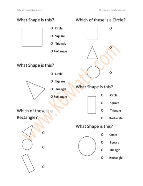Geometry Worksheet