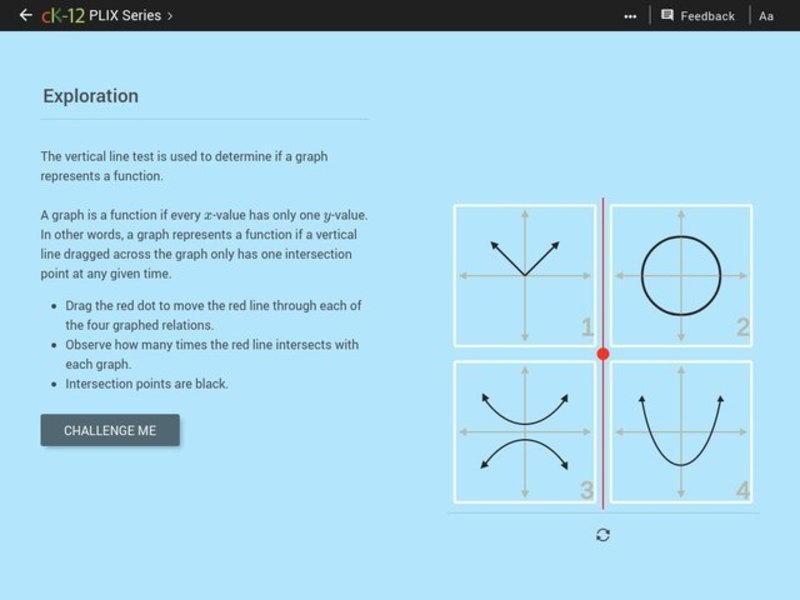 Vertical Line Test: Exploration Interactive