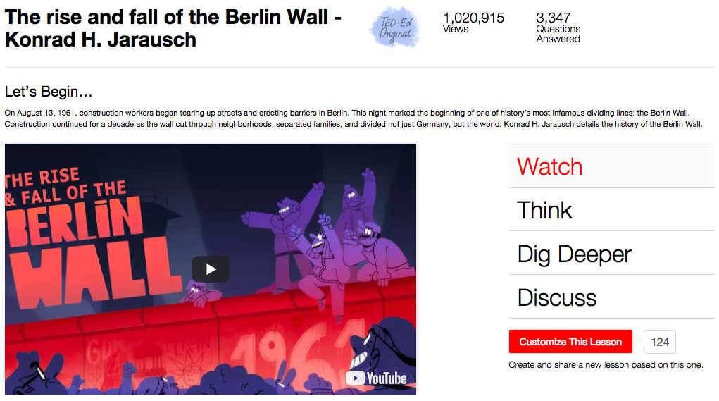 The Rise and Fall of the Berlin Wall Instructional Video
