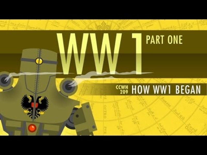 How World War I Started: Crash Course World History 209 Instructional Video