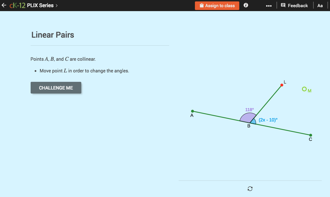 Linear Pairs Interactive