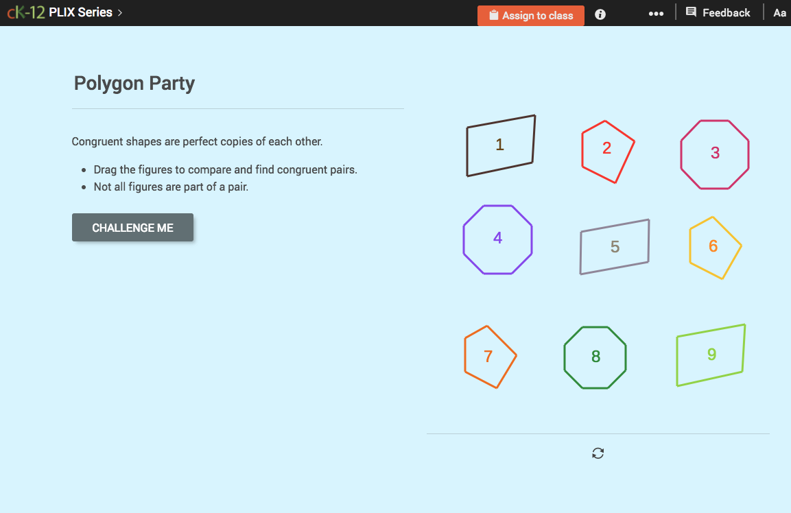Properties of Congruence: Polygon Party Interactive