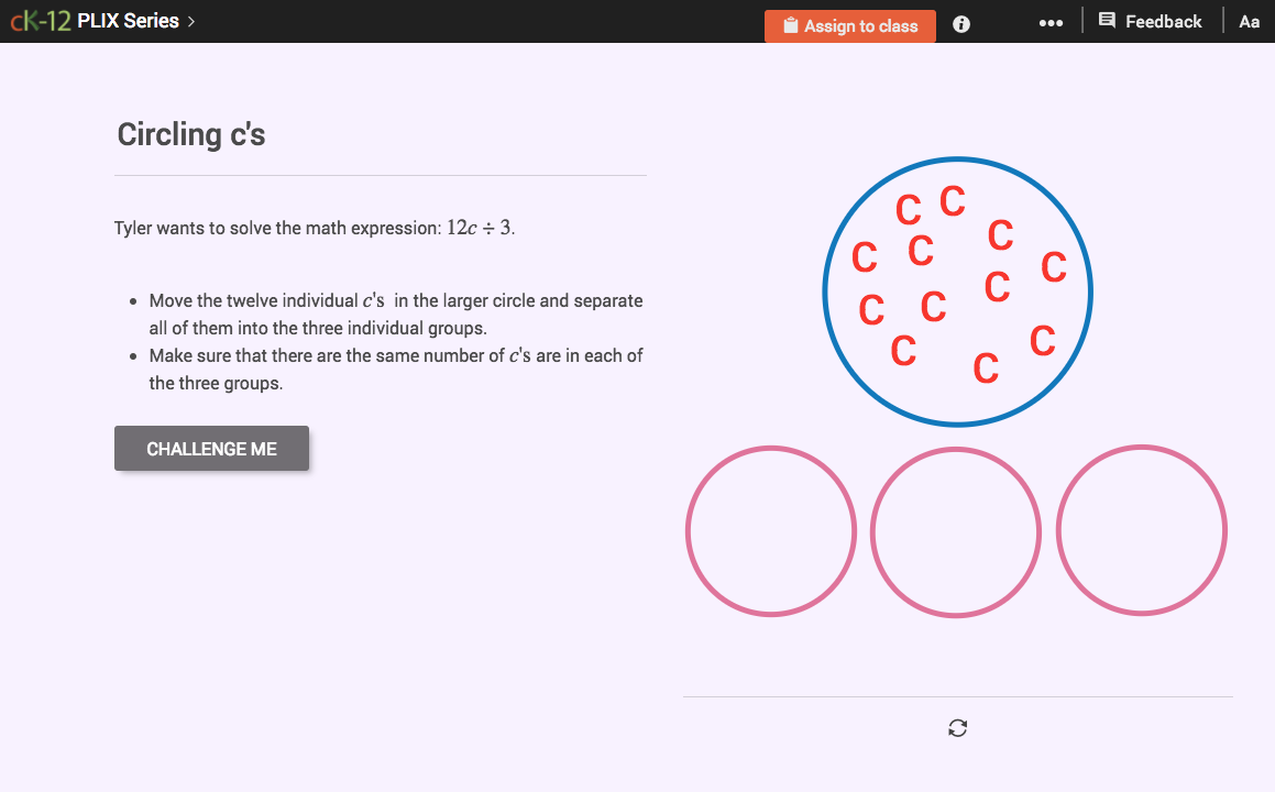 Simplify Products or Quotients of Single Variable Expressions: Circling C's Interactive