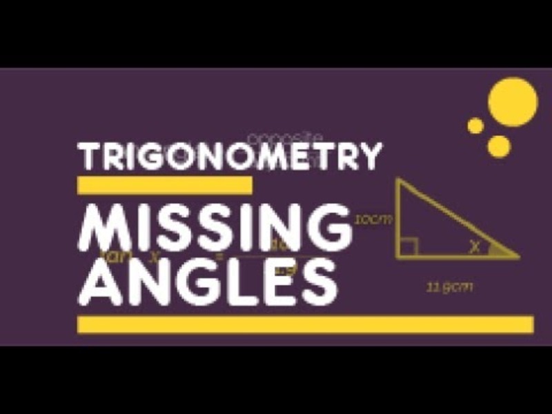 SOHCAHTOA - Finding Missing Angles Instructional Video