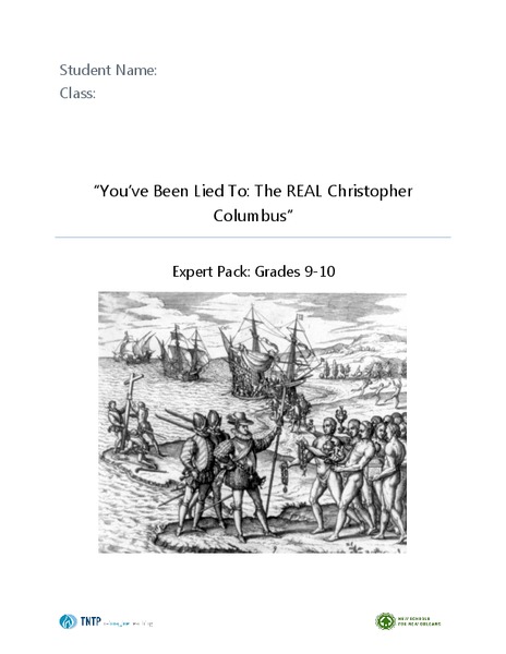 You've Been Lied To: The REAL Christopher Columbus Unit Plan
