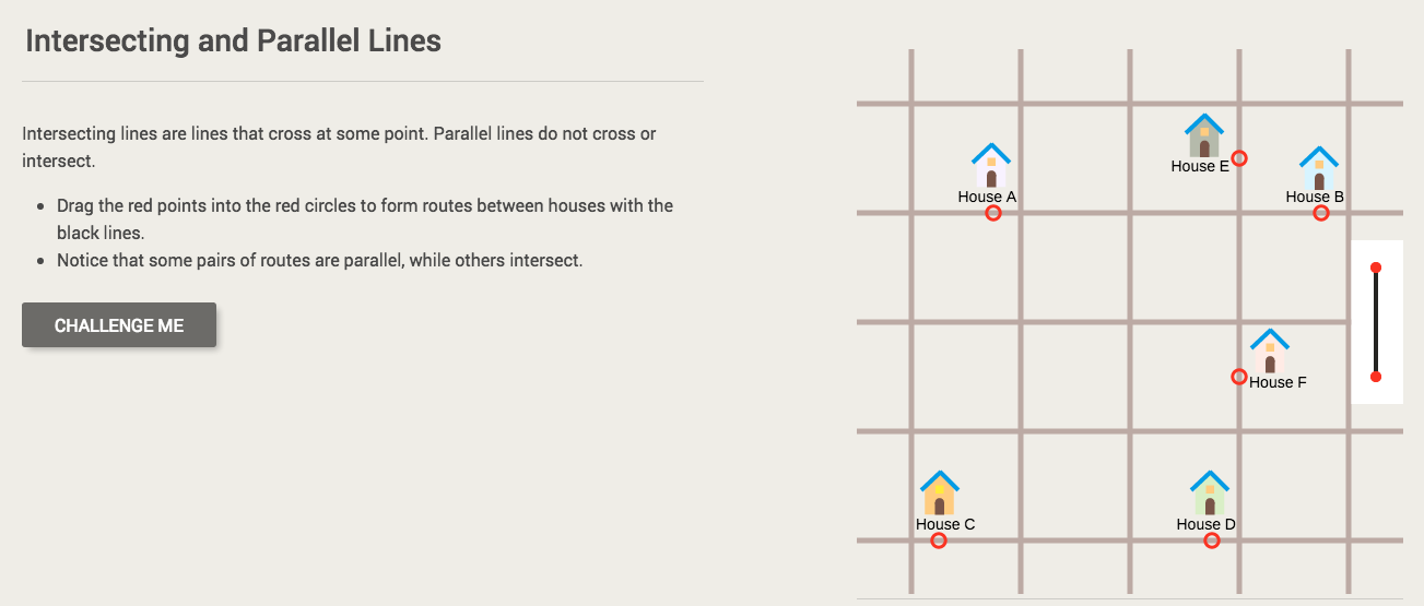 Identify Line Types: Intersecting and Parallel Lines Interactive