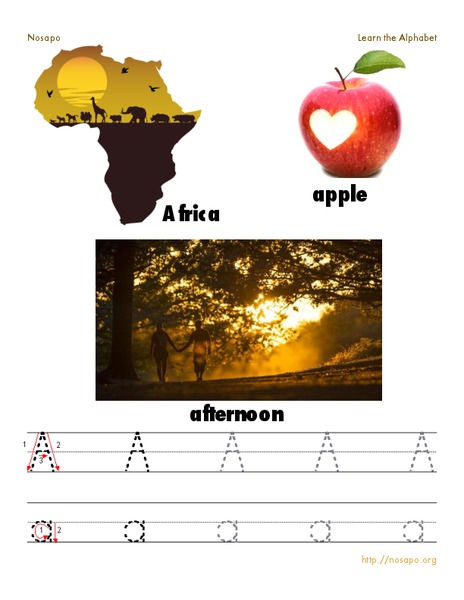 Learn the Alphabet Worksheet