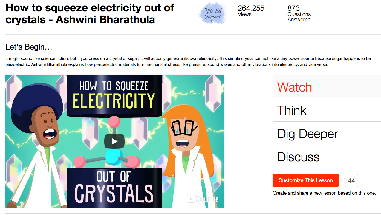How to Squeeze Electricity Out of Crystals Instructional Video