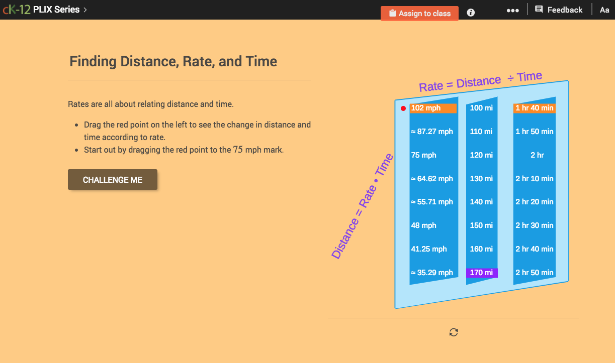 Formulas for Problem Solving: Finding Distance, Rate, and Time Interactive